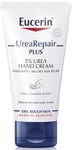 5% Urea Hand Cream with Ceramides for Very Dry, Rough Mature Skin, Instant 48-Hour Relief 75mL
