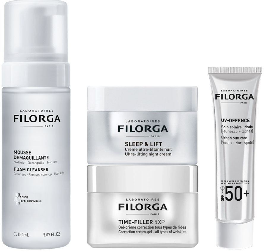 

Filorga Anti-Wrinkle Routine for Combination to Oily Skin - 4 Products