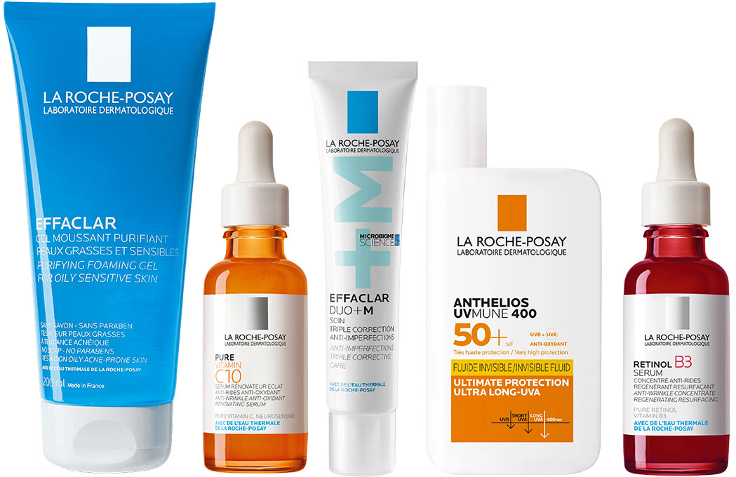 

La Roche Posay Adult Acne Routine - 5 Products