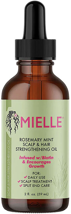 

Rosemary Mint Scalp & Hair Strengthening Oil 59mL