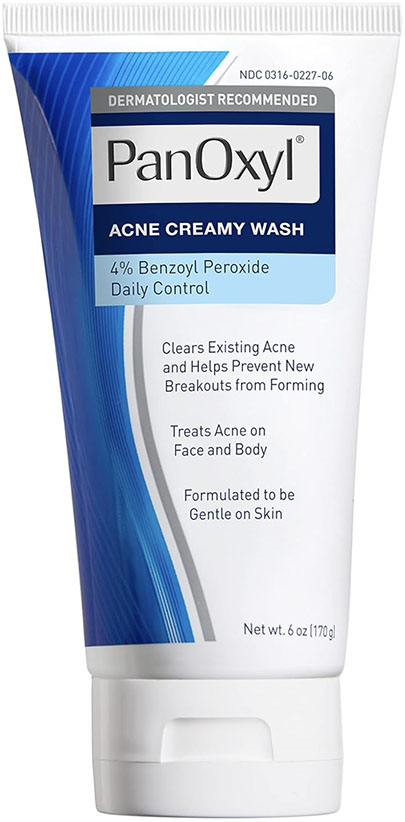 

Antimicrobial Acne Creamy Wash Benzoyl Peroxide 4% Daily Control 170g