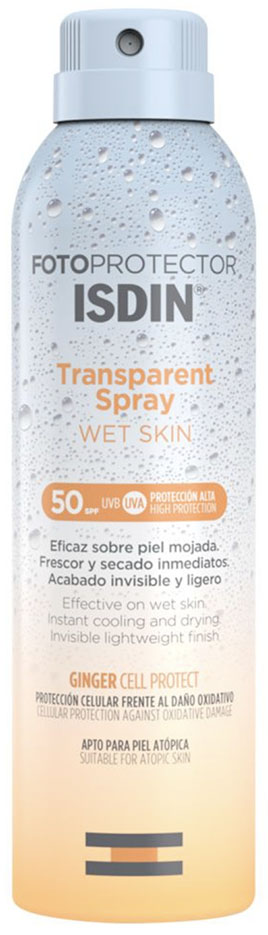 

Fotoprotector Transparent Spray Wet Skin SPF 50 250mL