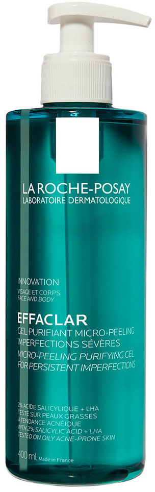 

Effaclar Micro-Peeling Cleansing Gel with Salicylic Acid for Oily Skin 400mL