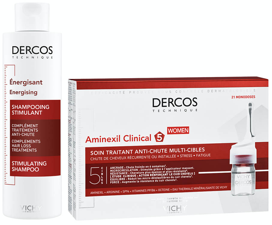 

Vichy Dercos Women Hair Loss Routine