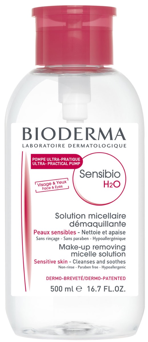 

Sensibio H2O Micellar Water Makeup Remover for Sensitive Skin with Pump 500mL